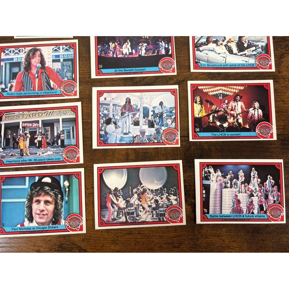 1978 Sgt Peppers Lonely Hearts Club Band Movie Trading Cards Lot 18 VTG Bee Gees